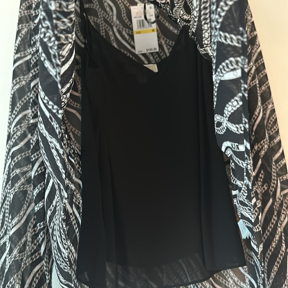 Brand new Michael Kors chain pattern blouse - Picture 5 of 8